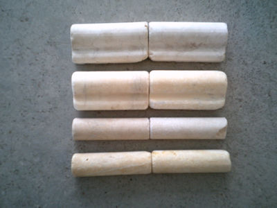 Marmol moldura crema marfil envejecido 3x10 - Foto 3