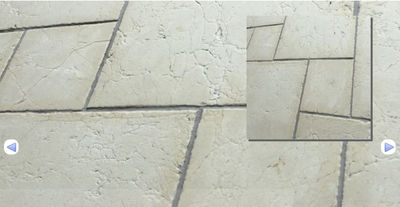 Marmol suelo pavimento crema marfil envejecido 60X40X2 - Foto 2