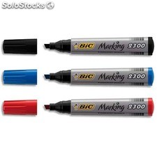 Marqueur effaçable velleda bic - marqueur permanent pointe biseau bic encre