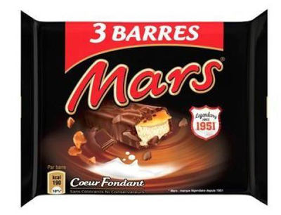 Mars 3 pack 3x45g