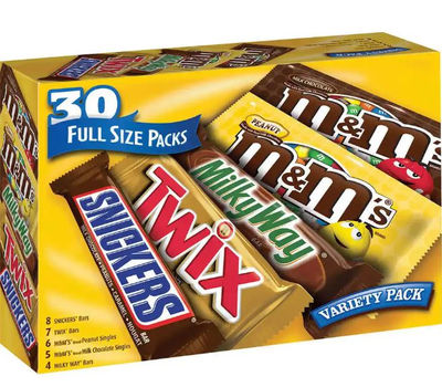 Mars Chocolate Bars , M&amp;amp;Ms , Snickers, Twix, Bounty ... - Foto 2