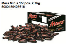 MARS Minis Bars Mini Mars Batony Karton
