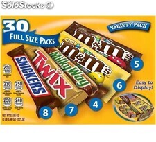Foto del Producto MARS, Twix, Snickers, Bounty, 3 Musketeers, Starburst, Skittles