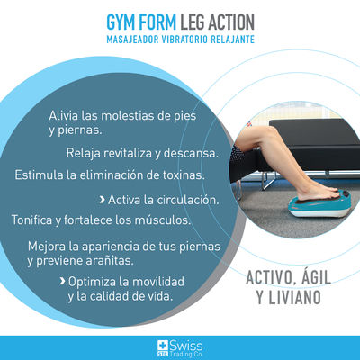 Masajeador Portatil Gym Form Leg Action Para Cuerpo Y Pies - Foto 5