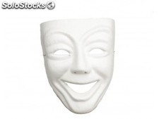 Mascara blanca teatro risa