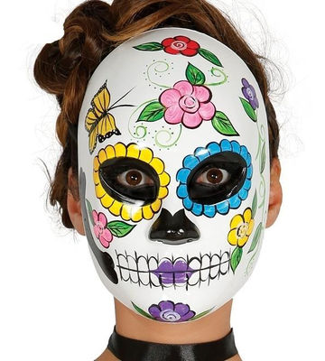 Mascara dia de los muertos o calavera mexicana