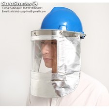 Máscara para cara operador crematorio contra alta temperatura cremación
