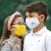 Mascara tela infantil homologada filtración bacteriana varios colores logo