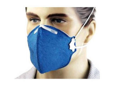 Máscaras respirador facial descartável PFF-1 azul