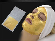 mascarilla antiarrugas de la belleza del colágeno de la máscara del oro puro 24K