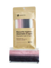 Mascarilla higiénica 3 Capas Color: Arcoiris Degradado