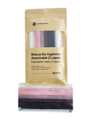 Mascarilla higiénica 3 Capas Color: Arcoiris Degradado - Foto 2
