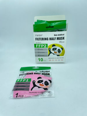Mascarilla infantil FFP2 panda pack 10 Color - Foto 4
