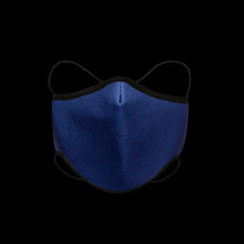 Mascarilla lisa azul hombre