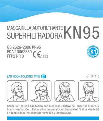 Mascarilla Protectora KN95 FFP2 certificada - Foto 2