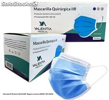 Mascarilla Quirúrgica Azul