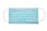 Mascarilla rectangular 3 capas azul con gomas - 1