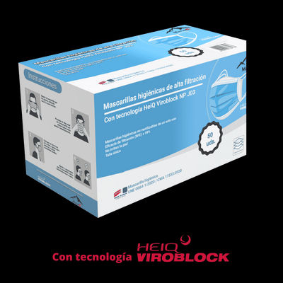 Mascarillas desechables desinfectantes tecnologia Viroblock - Foto 3