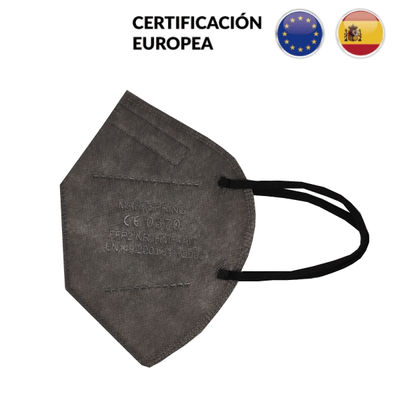 Mascarillas FFP2 de 5 Capas con Certificación Europea - Gris - Foto 2