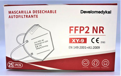 Mascarillas FFP2 negras homologadas CE embolsadas individualmente con cierre zip - Foto 2