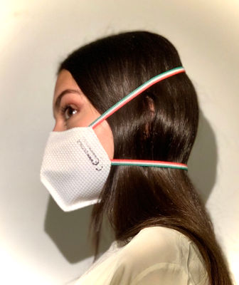 mascherine facciali ffp2 certificate ce prodotte in italia, con microfibra e tnt