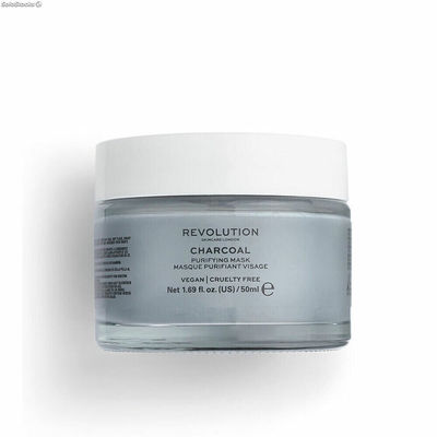 Maseczka Oczyszczająca Revolution Skincare Charcoal (50 ml)