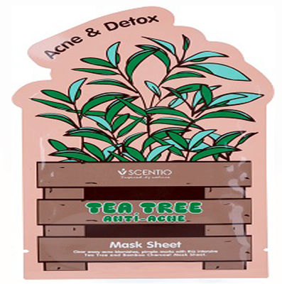 Masque aux extraits d&#39;arbre a the traitant anti-acne et detox