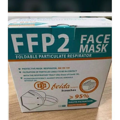 Masque Boite de 20 Masques de protection FFP2 sans valve - Photo 4