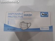 Masque chirurgical 3 plis type 1 - protection civile - Stock Saint-Etienne