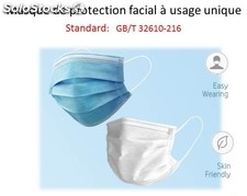 Masque de Protection Faciale 3 plis