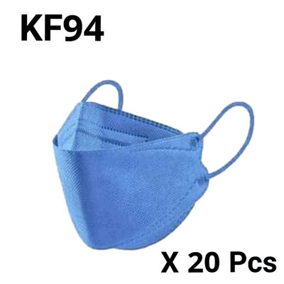 Masques de Protection KF94 clean A Boîte de 20 / Noir - blanc - bleu - Photo 3