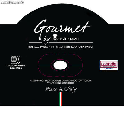 Masterpro gourmet - pentole per pasta alluminio 20 cm - Foto 2