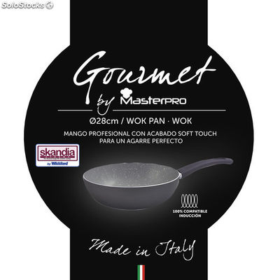 Masterpro gourmet - woks alluminio 28 cm - Foto 2