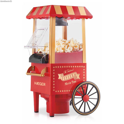 Maszynka do Popcornu Haeger POPPER 1200 W Czerwony