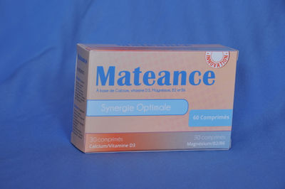 Mateance Calcium vitamine D3 Magnésium + B2 et B6 60 comp