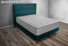 Matelas Dormalit Amelie + oreiller de mousse 90x190