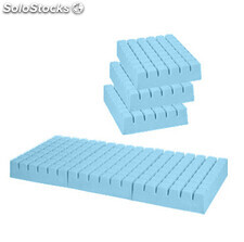 Matelas en mousse classe 1 pharma plots - 3 parties-