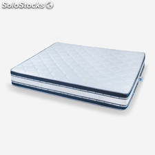 Matelas Orthopédique Mémoire de forme 9 zones h. 25 cm avec 7 cm 3D Memory foam