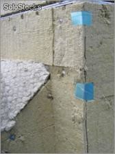 Material térmico lana mineral placa semirrígida