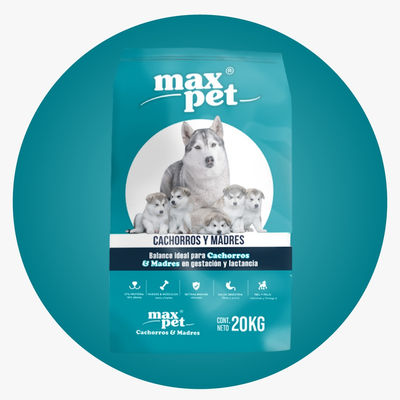 Max Pet Cachorros y Madres 20 kg.