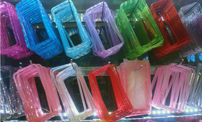 mayorista iphone 4s/5/5c/5s/6/6 Plus Colorful/Bi-color transparent Bumper casos - Foto 2