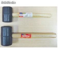 Mazos de hule/Rubber mallet wooden handle