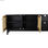 MebleTV DKD Home Decor Czarny Jodła Rattan (160 x 65 x 38 cm) - 3
