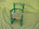 Mecedora o balancín infantil decorado en estilo sevillano y asiento de enea - Foto 2