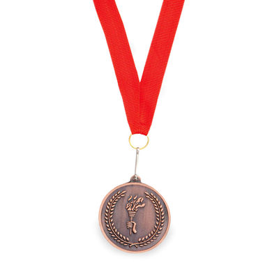 Medalla de metal con cinta de poliester - Foto 3