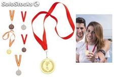 Medallas oro, plata y bronce
