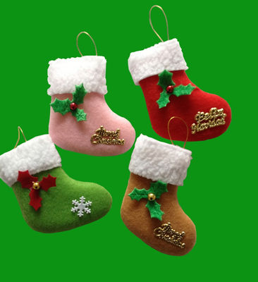Media de la Navidad para la decoración calceta de navidad