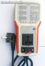 Medidor analizador de potencia portátil con iluminación medidor portátil