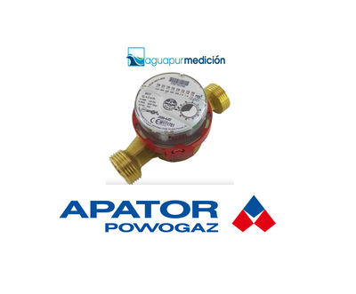 Medidor caudal agua caliente. 90ºC. 3/4&amp;quot; con coplas POWOGAZ, modelo JS90. - Foto 2