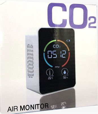 Medidor de calidad del aire y CO2 especial Interiores LCD 2.8&quot;